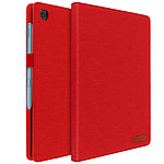 Avizar Housse Pour Samsung Galaxy Tab S6 Lite Portefeuille Fonction Support Fin Rouge
