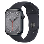 Apple Watch Series 8 GPS Aluminum Minuit Sport Band 45 mm